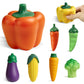 Bath Toys for Kids Toddlers,No Hole Bathtub Toys Veggies Toddler Bath Toys,Soft Creative Vegetable Pretend Play Food Baby Bath T