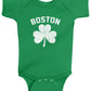 Threadrock Baby Boys' Boston Shamrock Irish Pride Infant Bodysuit 6 Months Kelly Green