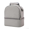Mancro Breastmilk Cooler Bag, Fits 6 Insulated Baby Bottles Up To 9 Ounce, Breast Milk Cooler For Nursing Mom (Grey 1)