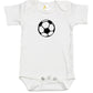 Rapunzie Baby Bodysuit - Custom Personalized Soccer Ball With Your Name And Number (0-3 Months)