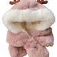 Zacharias BoyS & GirlS Kids Woolen Hooded Scarf Cap Dh01 (14 Years_Pack Of 1) (Pink)