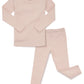 Avauma Baby Boys Girls Pajama Set 6M-7T Kids Cute Toddler Snug Fit Pattern Design Pjs Cotton Sleepwear Polka Dot (Salt.Pink.Xl)
