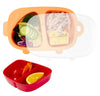 Kids Divided Plate, 3 Pcs(Plate With Lid And Inner Dish), Toddler Dishes Tableware, Dishwasher-Safe For Baby Feeding Dinner Plat