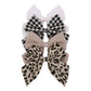 4 PCS Sailor Bow Hair Clips for Kids Girls Women Linen cotton Hair Bow Alligator Clips Baby Toddler Girl Mom Hair Accessories (L