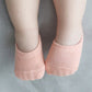 5 Pairs Baby Girls Boys No Show Socks Non-Skid With Grippers, Unisex Newborn Seamless Half Cushion Low Cut Socks, Anti Slip Sock