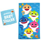 Franco Baby Shark Kids Bath/Pool/Beach Soft Absorbent Cotton Terry Towel with Washcloth 2 Piece Set, 50 in x 25 in