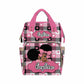 Customized School Bag With Name, Large Capacity Waterproof Diaper Bag, Cute Girl Print Monogram Nappy Backpack With Thermal Pock