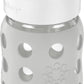 Lifefactory 8-Ounce Wide Neck Glass Baby Bottle With Protective Silicone Sleeve And Sippy Spout, Stone Gray (Lg2251Wcg4)