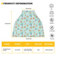 Wanyint Brown Cow Nursing Cover Carseat Canopy Cover Adorable Animal Fur Print Car Seat Covers For Babies Girls Boys Breathable