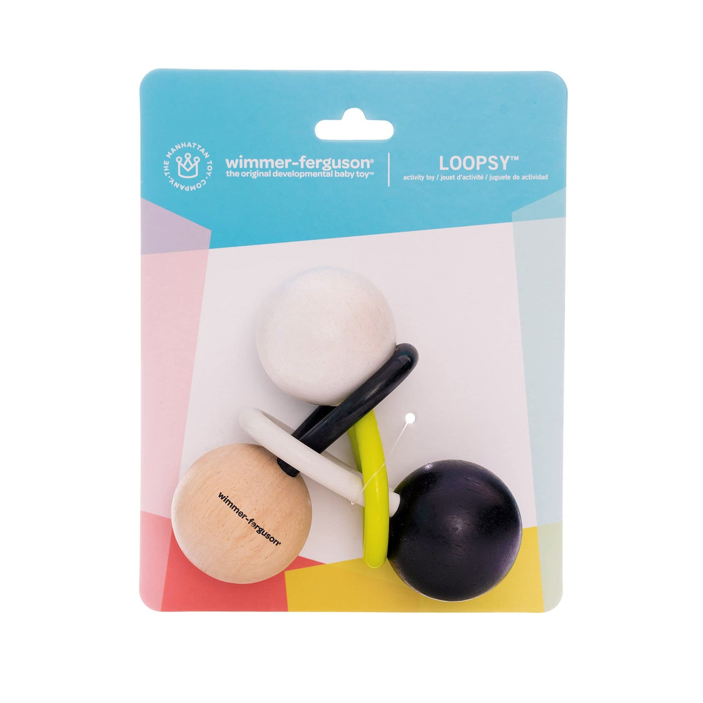 Manhattan Toy Wimmer-Ferguson Loopsy Teether and Clutching Toy