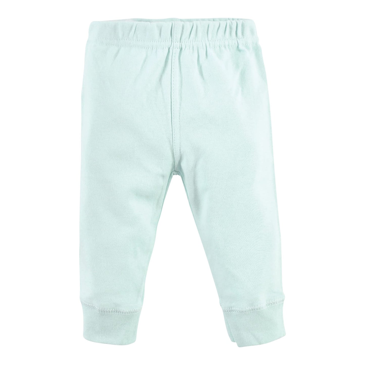 Hudson Baby Unisex Baby Cotton Pants And Leggings, Yellow Safari, 0-3 Months