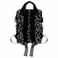Custom Name Baby Bags For Dad Mom, Personalized Alphabet Microphone Diaper Backpack With Stroller Straps Large Capacity Nappy Ba