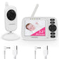 HelloBaby Baby Monitor with Camera and Audio, 3.2 No WiFi Baby Monitor, Two-Way Talk,Night Vision, VOX/ECO,1000ft, 8 Lullabies