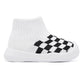 Baby Boy Girl Non-Skid Indoor Infant Walking Shoes Breathable Warm Elastic Sock Shoes With Memory Sole Protect Toes Outdoor Snea