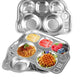 Happy Hues Stainless Steel Divided Meal Plate Tray5 Compartments Dinner Dish For Baby Toddler Kids Eating Food  Bus Shape