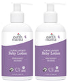 Earth Mama Calming Lavender Baby Lotion for Dry Skin, Calendula Cream for Newborn Skin Care, Organic Moisturizer for Children, A