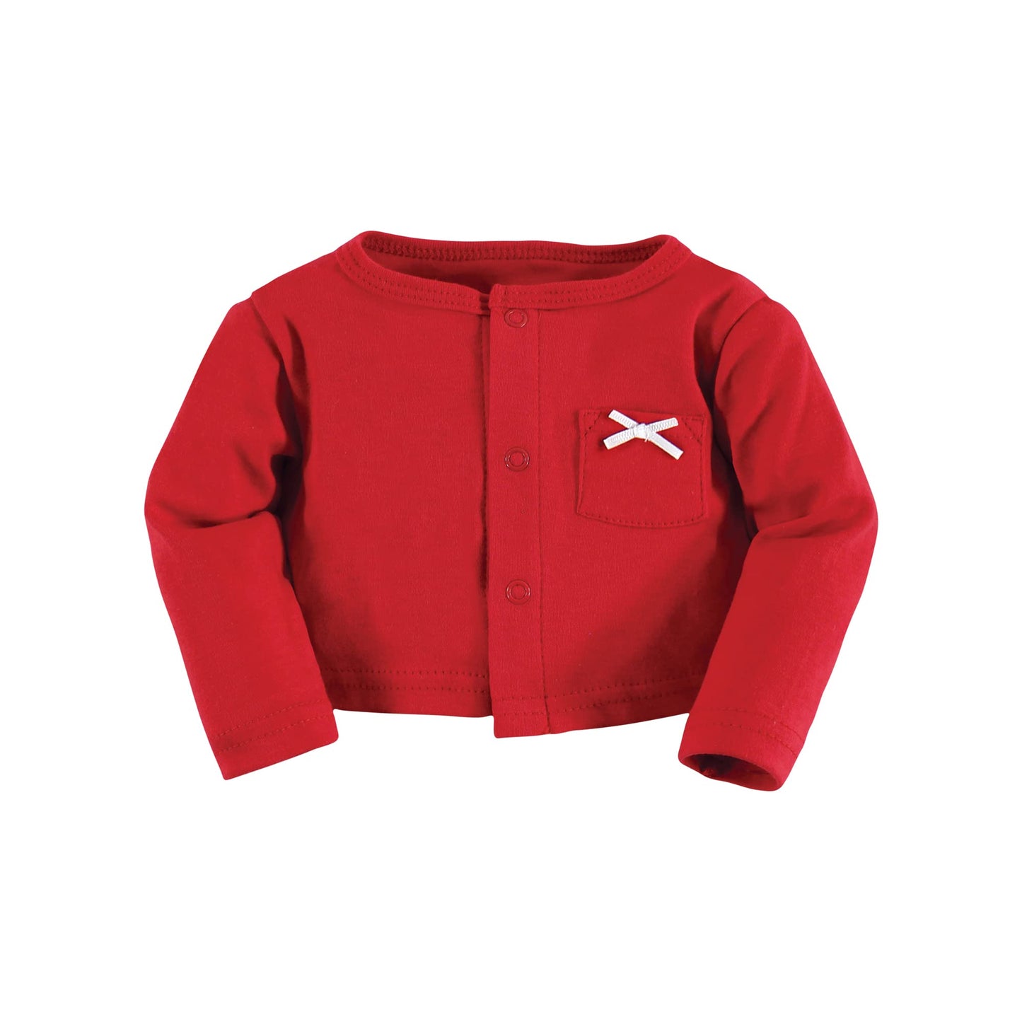 Hudson Baby Baby Girls' Cotton Dress And Cardigan Set, North Pole, 6-9 Months