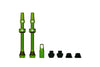 Muc-Off Tubeless Valves V2, Green 44Mm - Tubeless Valve Stems With Valve Core Removal Tool For Tubeless Tires - Includes Presta