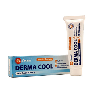 Dr. Schavit Derma Cool Skin Rash Cream - Rapid-Action Soothing Relief for Red, Irritated, Dry Skin & Diaper Rash - Helps Heal, P