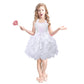 Suppromo White Fairy Princess Dresses For Baby Girls White Tutu Tulle Sequin Dress For Girls Halloween Birthday Party Christmas