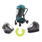 guzzie+Guss 3-in-1 Rain Cover, Fits Most Bassinets, Car Seats, and Pod Style Stroller Seats, Raincover Features Quick-Access Zip