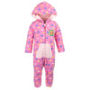 Cocomelon Infant Baby Boys Or Girls Fleece Coverall Pink 24 Months