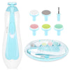 Baby Nail Trimmer Electric|Safe Baby Nail File|Baby Nail Clippers With Light And 6 Grinding Pads For Newborn Infant Toddler Or A