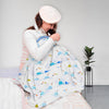 MomS Home Organic Cotton Muslin Nursing Cover For Breastfeeding Apron | Flamingo, Multicolor, Count 1