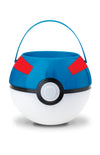 Disguise Pokemon Great Ball Treat Pail, Official Candy Bucket Costume Accessory for Kids & D  cor, 6.5x7.5x7.5 inches