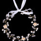 Papoopy Flower Girl Headpiece For Wedding, First Communion, Bridal, Hair Accessories (F9)