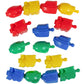 LEARNING ADVANTAGE Transportation Linking Blocks - Set of 36 - Ages 18m+ - Connecting Blocks for Toddlers - Early Construction,