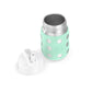 Lifefactory 8-Ounce Stainless-Steel Vacuum-Insulated Wide-Neck Baby Bottle With Straw Cap, Mint, Ls2241Wmi4