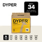 Dyper Baby Diapers Size Newborn | Honest Ingredients | Cloth Alternative | Day & Overnight | Made With Plant-Based* Materials |