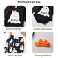 Hiha Baby Halloween Outfits Toddler Girls Boys One Piece Romper Ghost Pants Headband Halloween Clothes 3Pcs (Girls, 0-3Months)