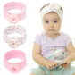 Fmeida Headbands For Girls Baby Infants Hair Accessories Soft Newborn Hair Bows 3 Pack