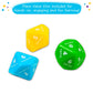 Simply magic 140+1 PCS Colorful Base Ten Blocks & Activities Set - Base Ten Blocks Classroom Set, Base 10 Math Manipulatives, Pl