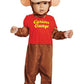 Curious George Infant Costume  6-12 Months