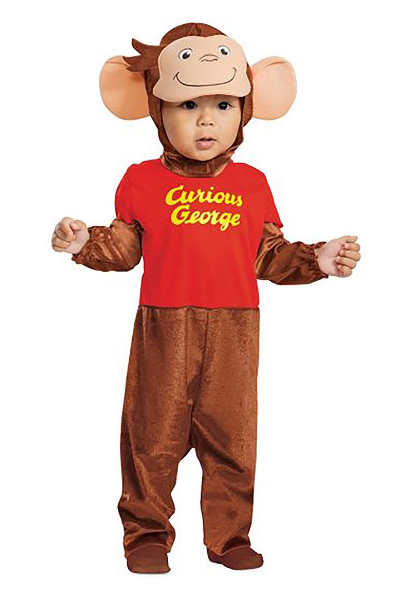 Curious George Infant Costume  6-12 Months