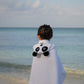 Little Ashkim Hooded Turkish Towel - White Panda - 0-24 Months