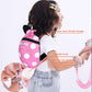 Czsyzczs Toddlers Leash + Anti Lost Wrist Link Child Kids Safety Harness Kids Walking Wristband Assistant Strap Belt (Pink)