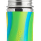 Pura 6 Months+ Sippy Bottle - Stainless Steel, Silicone Sleeve, Plastic-Free, Aqua Swirl