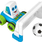 Fisher-Price Preschool Toy Goaldozer Electronic Soccer Game with Net Lights Sounds & Motorized Motion for Sports Play Kids Ages 