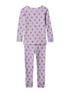 Gap Unisex Baby Long John Pajama Set Orchid Petal 3 Years