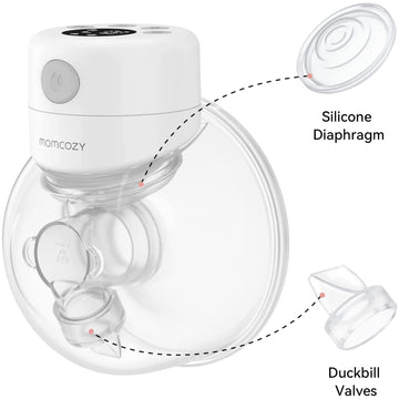 Mompmuir Duckbill Valves & Silicone Diaphragm Compatible With Momcozy/Tsrete/Hauture/Padram/Loveoflive/Omfmf / S9 Pro/S10/S12 Pa