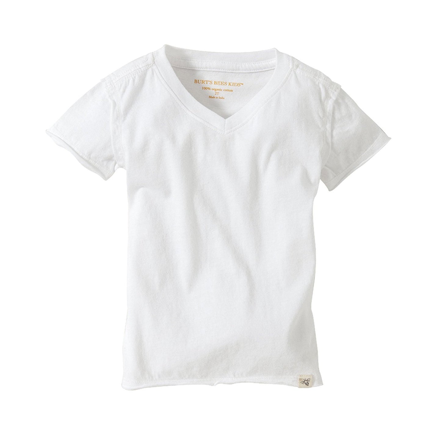 Burt'S Bees Baby Baby Boys' T-Shirt, Short Sleeve V-Neck And Crewneck Tees, 100% Organic Cotton, Cloud, 24 Months