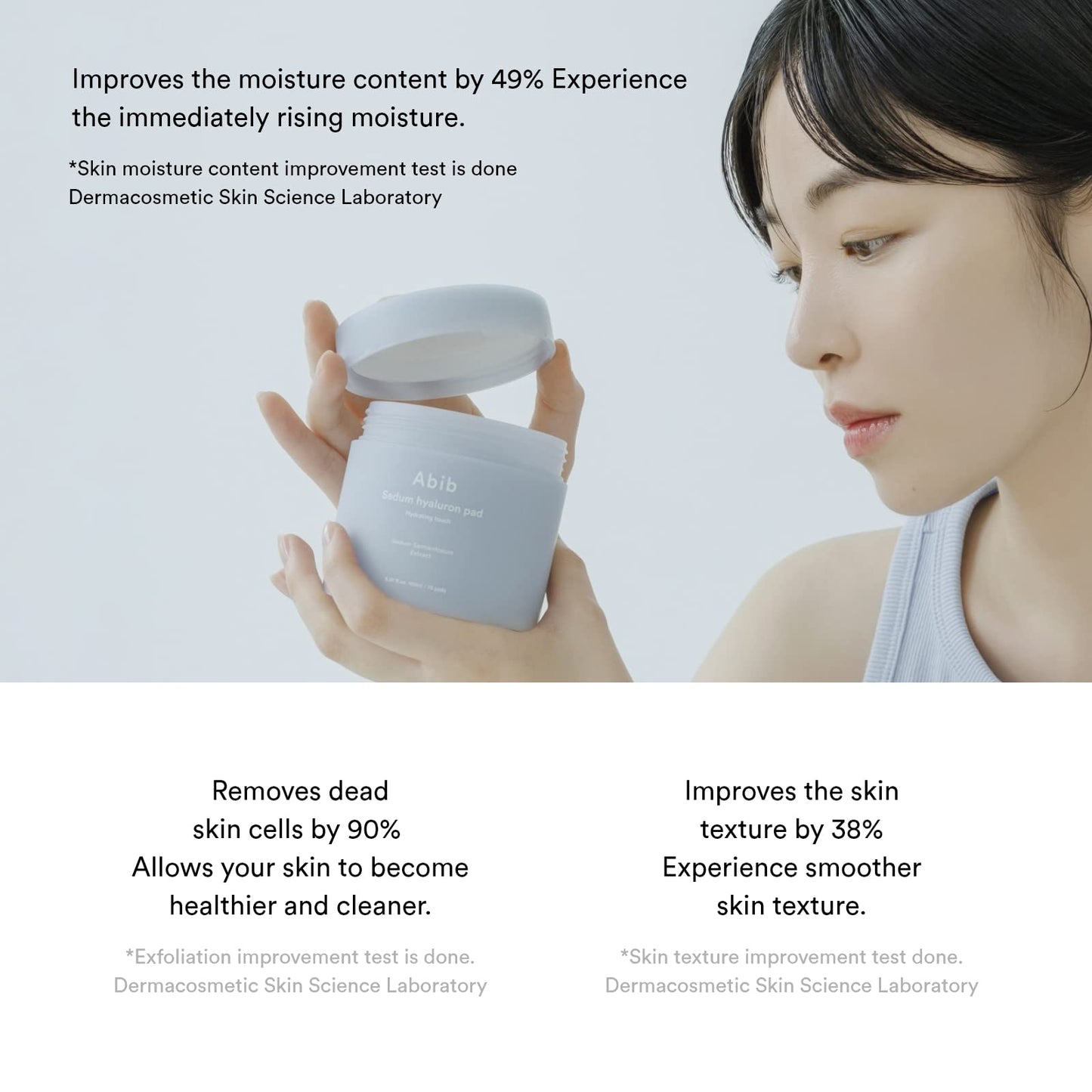 [Abib] Sedum Hyaluron Pad Hydrating Touch (75 Pads)