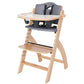 Abiie Beyond Junior Wooden High Chair with Tray - Adjustable and Convertible High Chair for Babies and Toddlers - 6 Months to 25