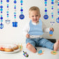 The Dreidel Company Hanukkah Baby Bib Silicone, Cute Baby Bibs For Babies & Toddlers, Unisex, Non Messy (You Light Up My World)