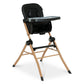 Delta Children - Jeep Dune Compact Travel High Chair - Slim Fold, Adjustable Tray and Footrest, Black