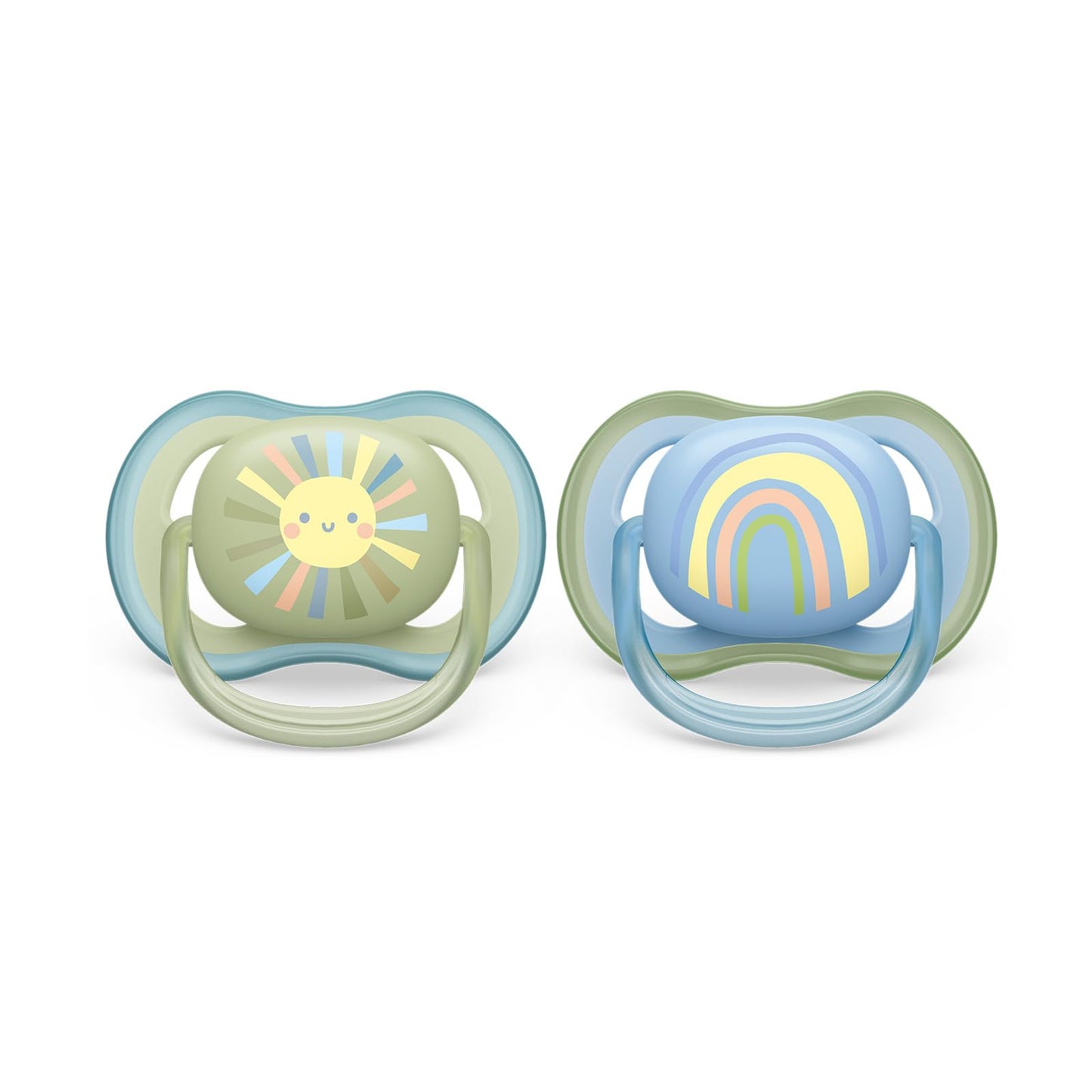 Philips Avent Ultra Air Soother By ToyStation  2 X Light, Breathable Baby Soothers For Babies Aged 06 Months, BpaFree With St